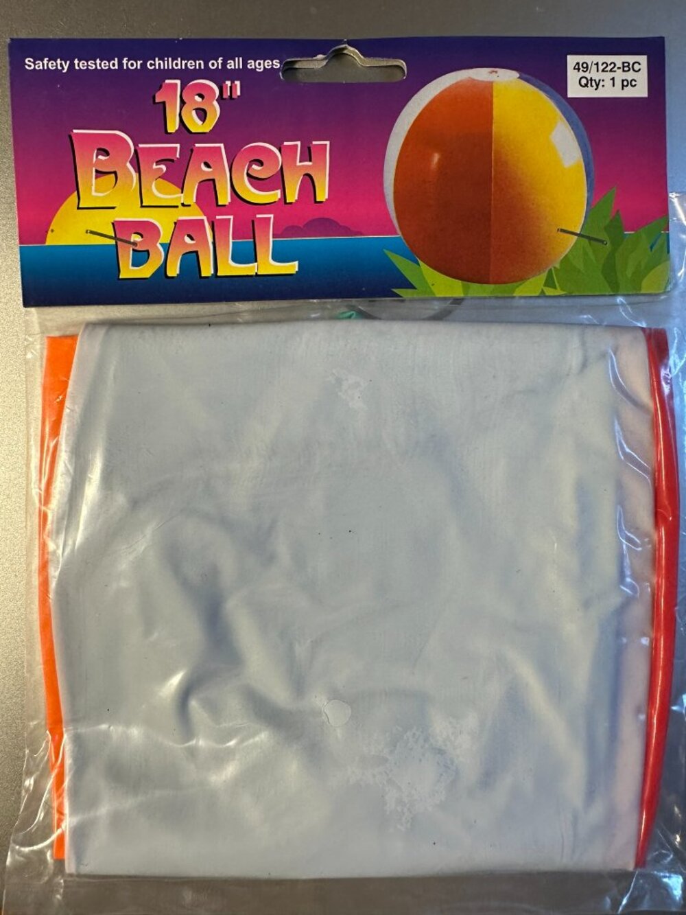 18-Pk 18” Inflatable Rainbow Beach Balls Bulk Lot New NIP Pool Game Party Favors - Picture 4 of 5